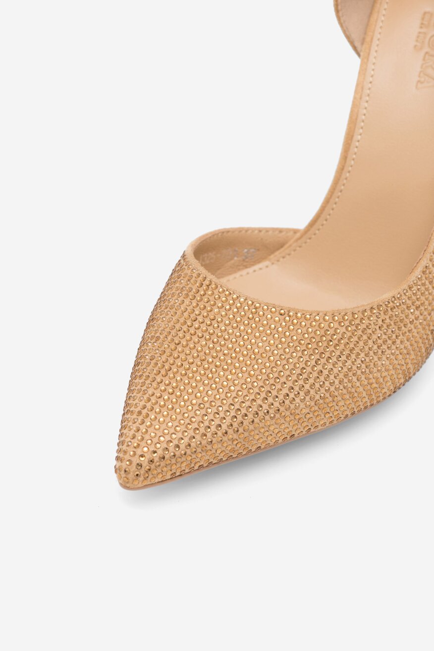 Czółenka Badura LUGO-V325-701 Złoty