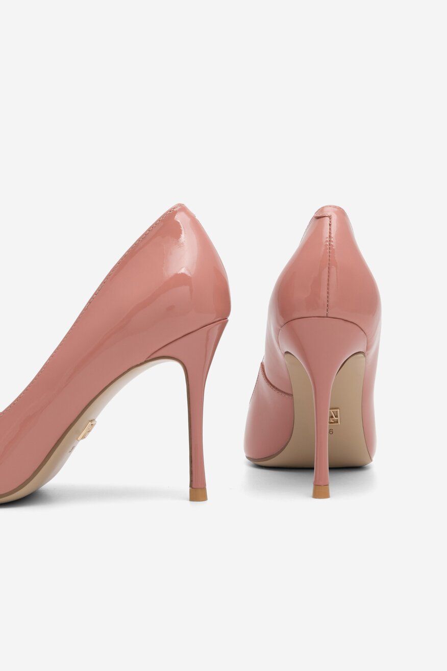 Czółenka Gino Rossi V-258-02 Różowy jasny