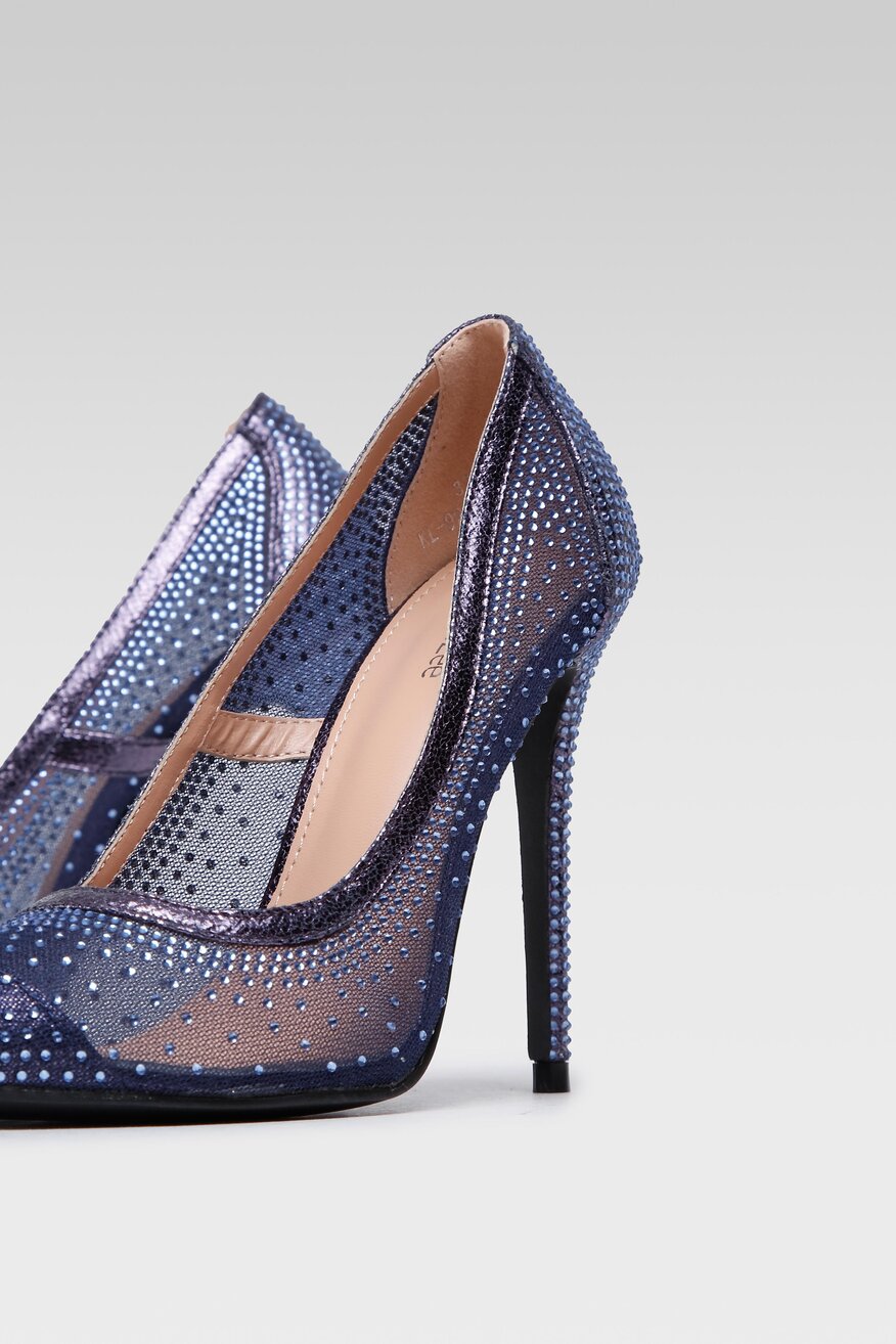 Czółenka DeeZee KL-92831-822 Granatowy