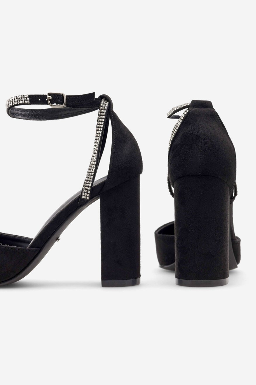 Czółenka DeeZee LISA KL-HT4587-21 Czarny