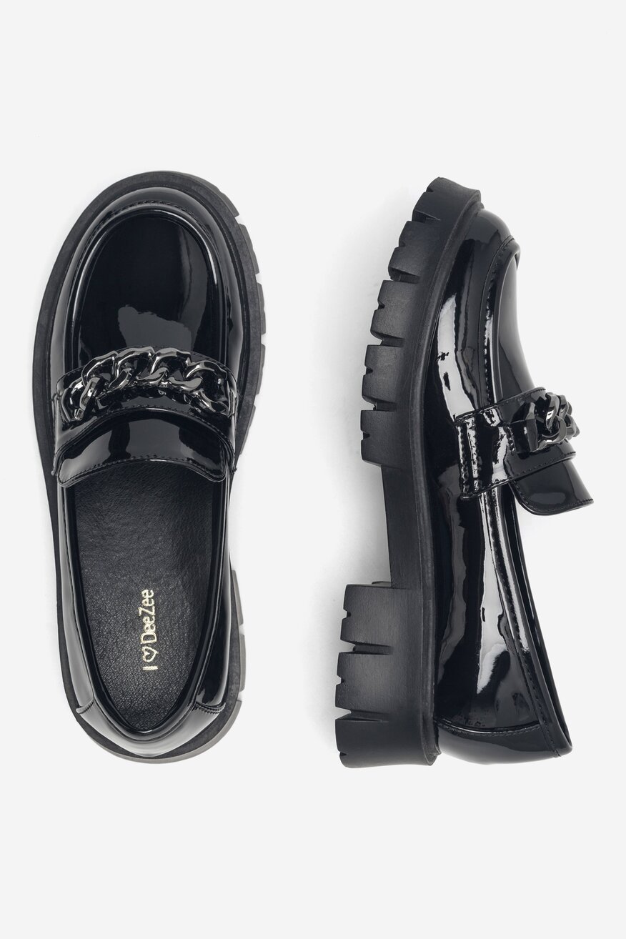 Półbuty DeeZee CS5907-07 Czarny