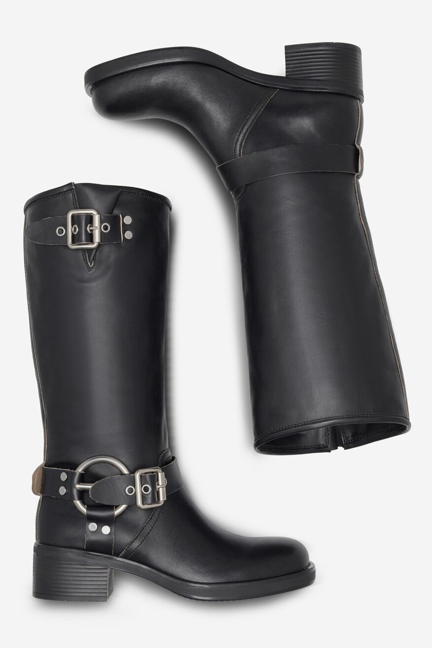 Kozaki Badura MANGUALDE-V1272-215 Czarny