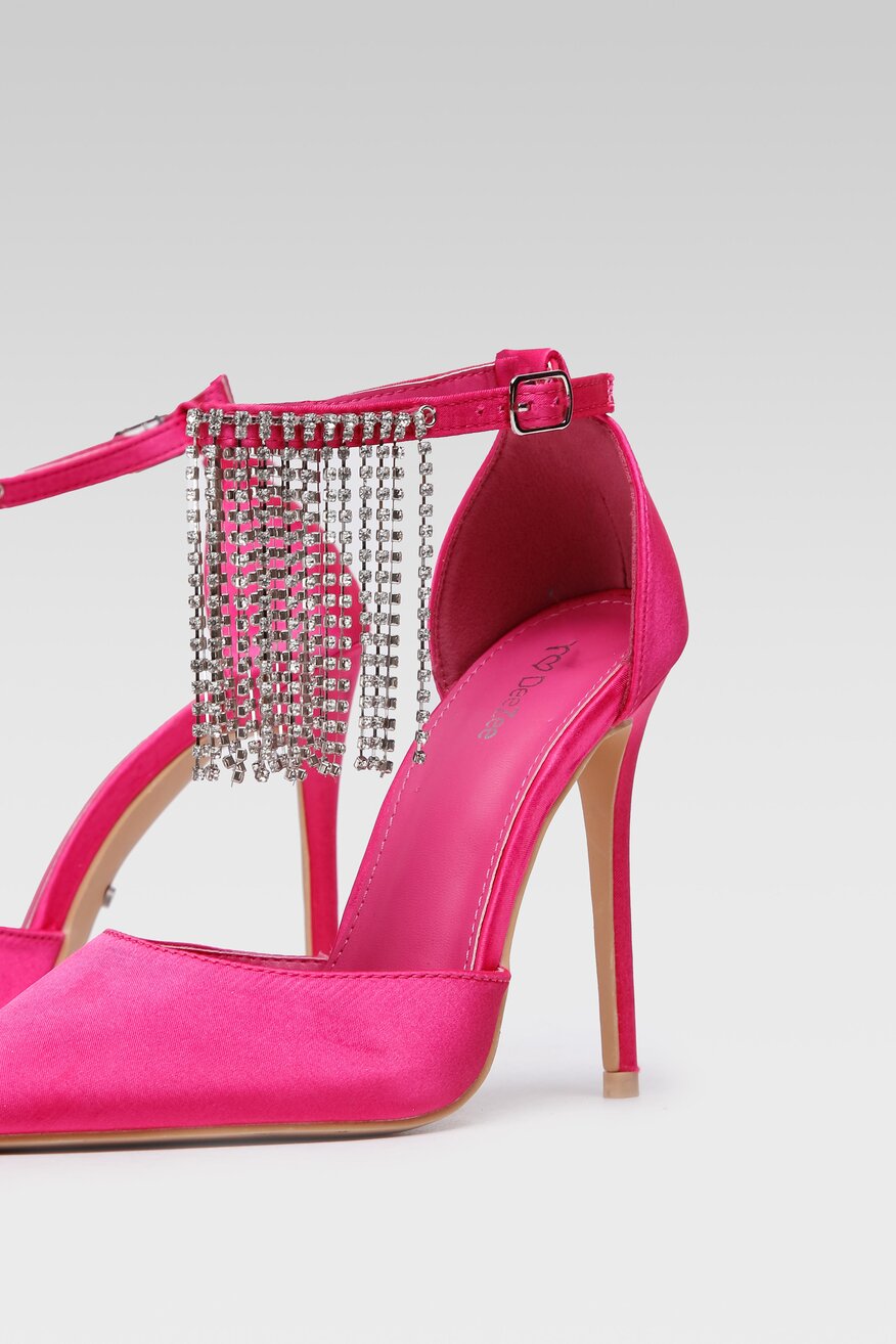 Czółenka DeeZee KL-HT92831-57 Różowy