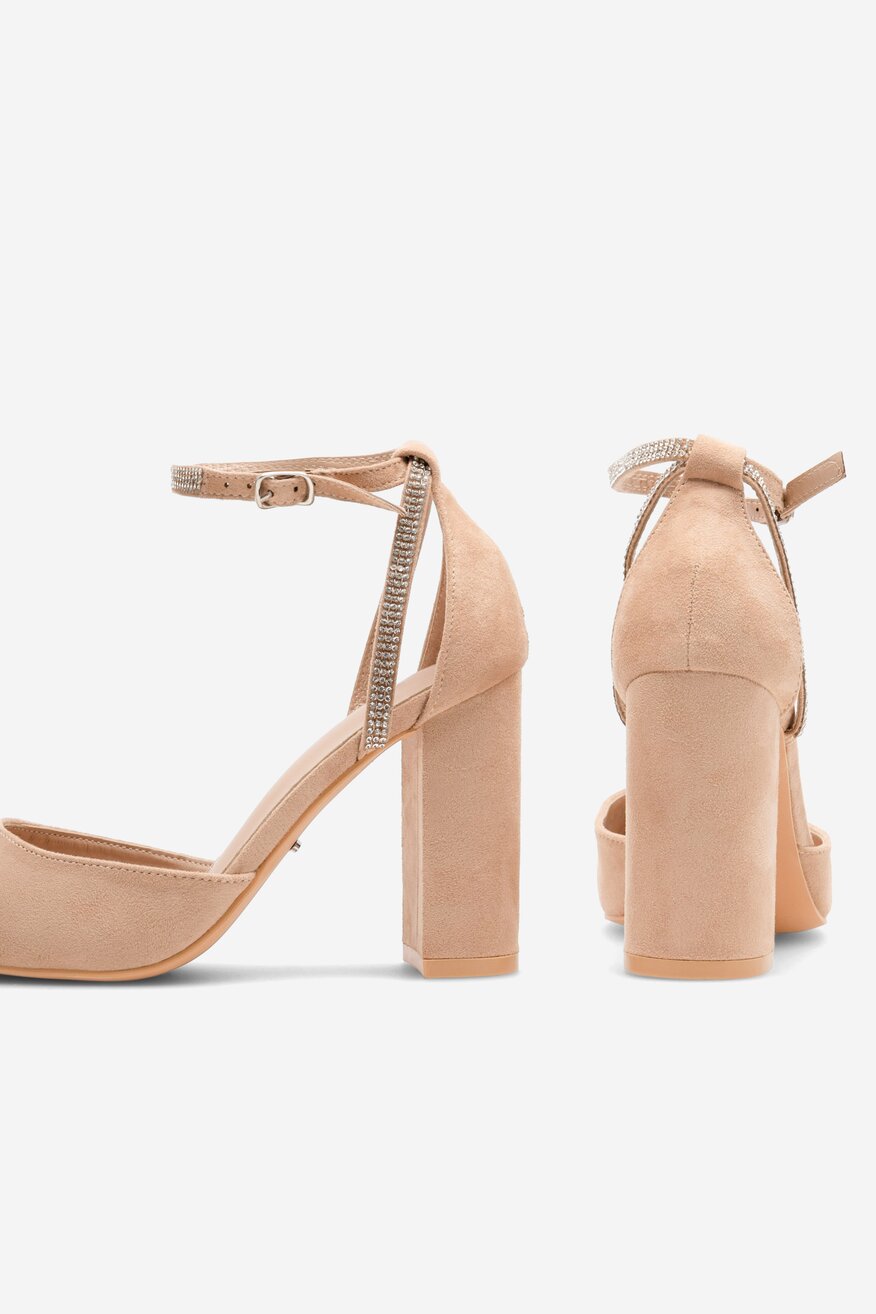 Czółenka DeeZee LISA KL-HT4587-21 Beżowy