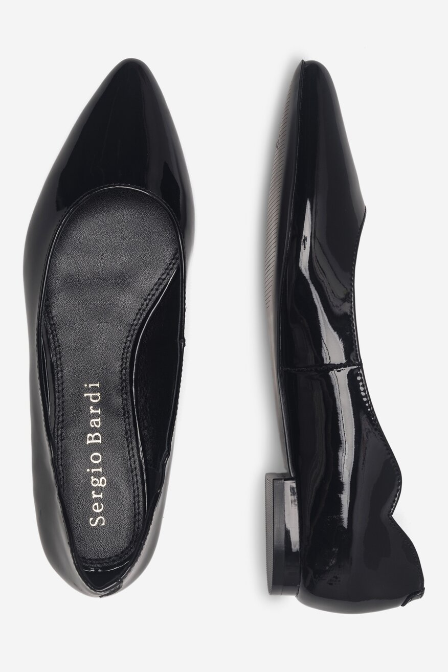 Baleriny Sergio Bardi WFA1572-18Z-SB Czarny