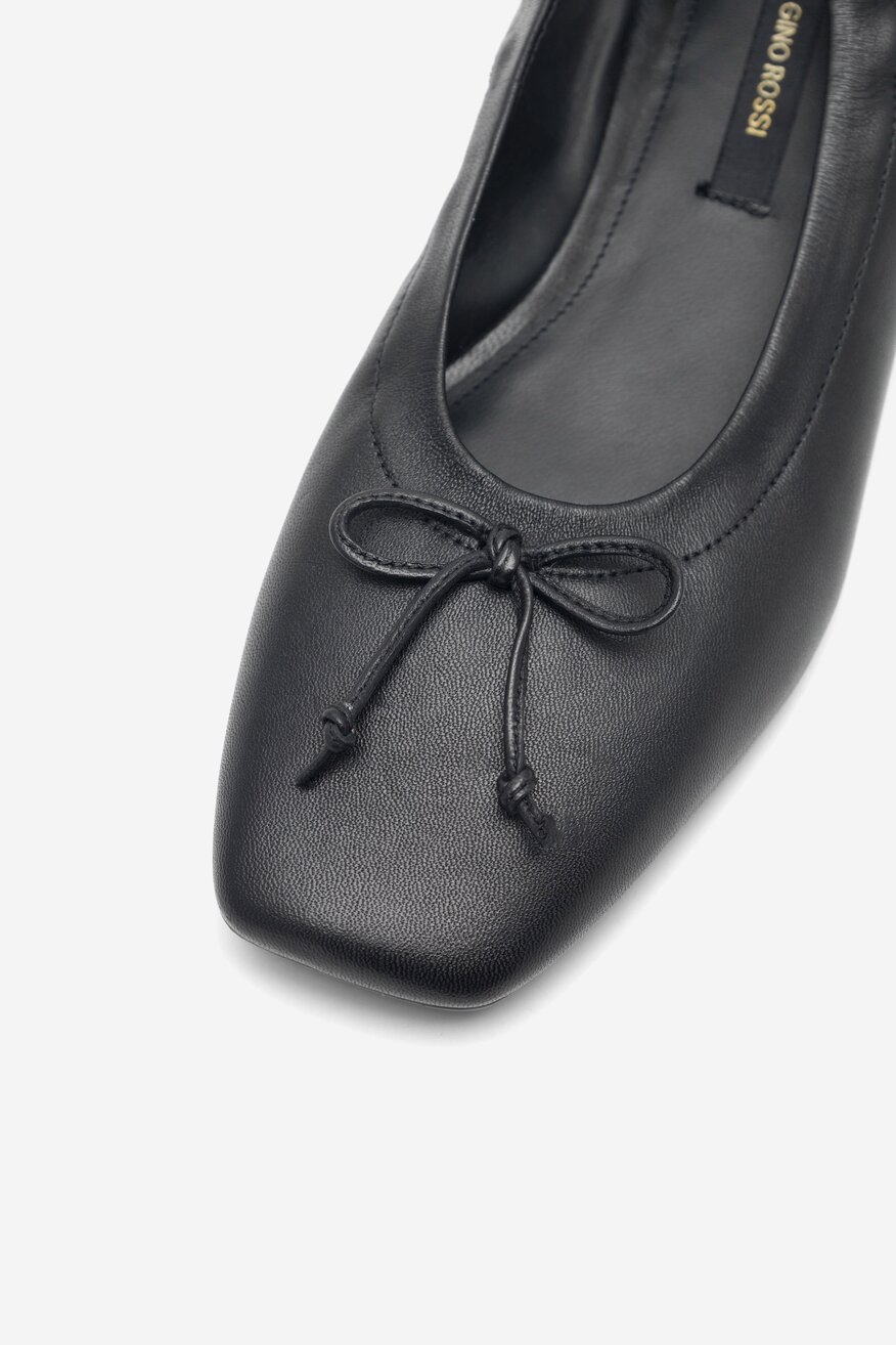 Baleriny Gino Rossi STELLA-108109 Czarny