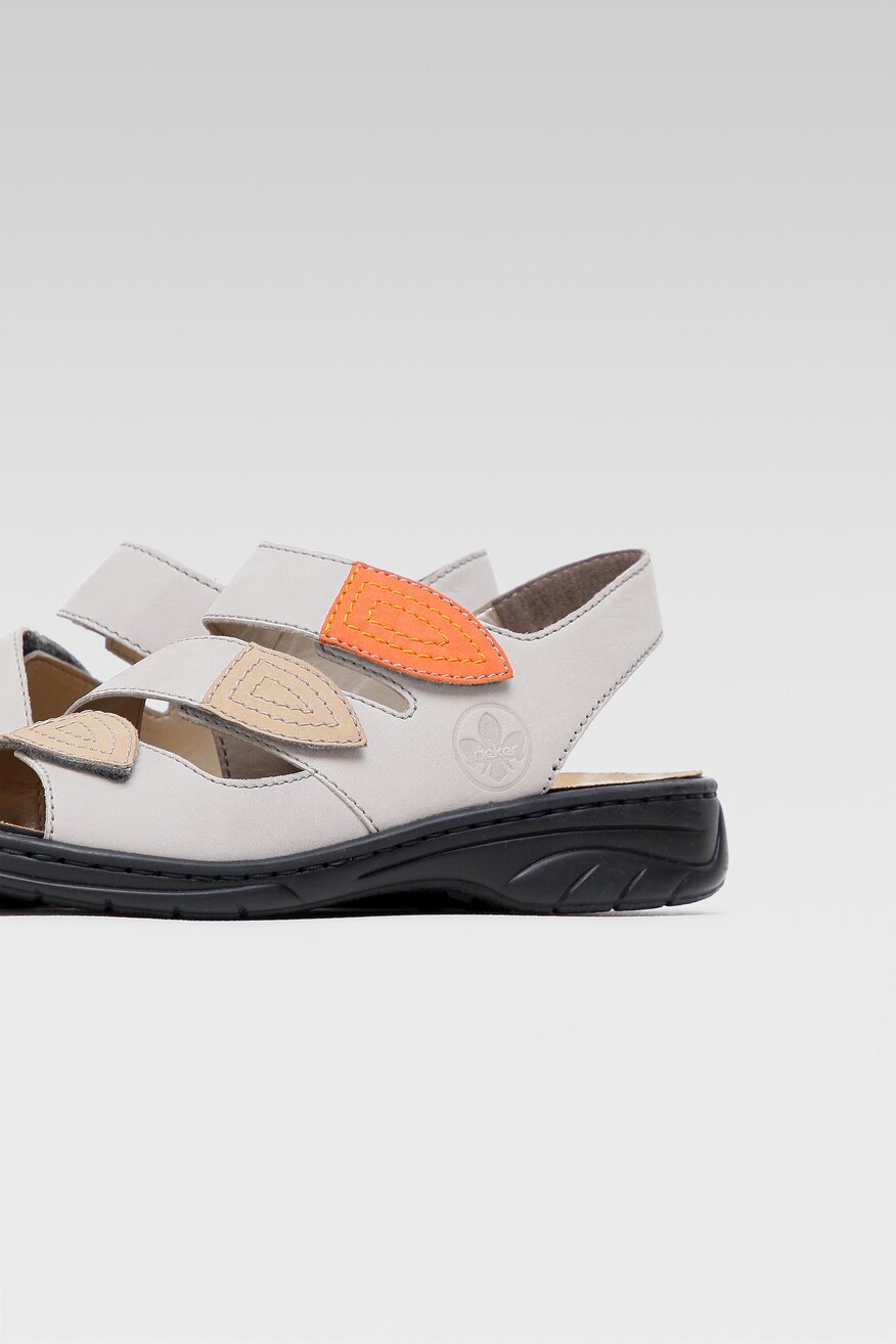 Sandały Rieker 64565-40 Beżowy