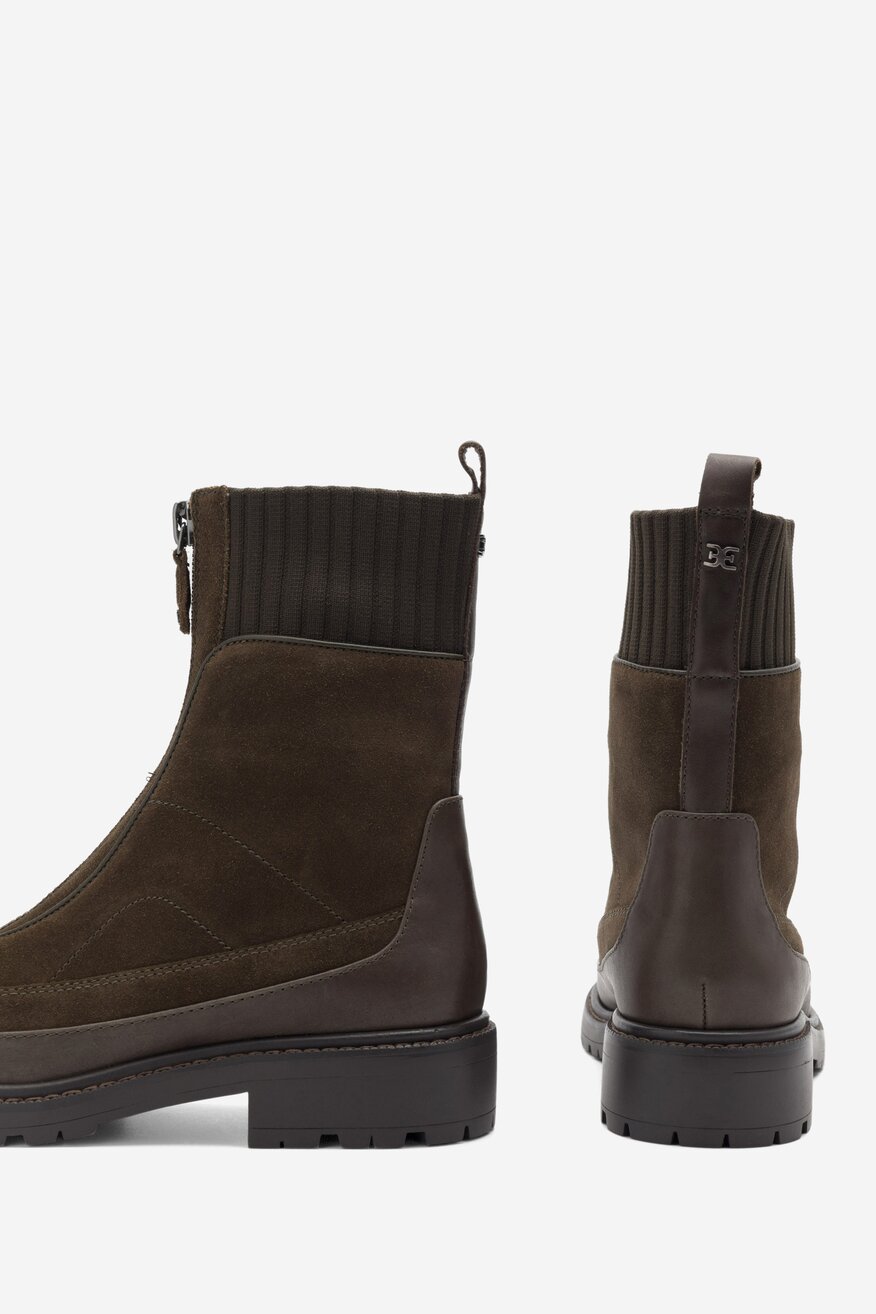 Botki SAM EDELMAN H8018L1300 Zielony ciemny