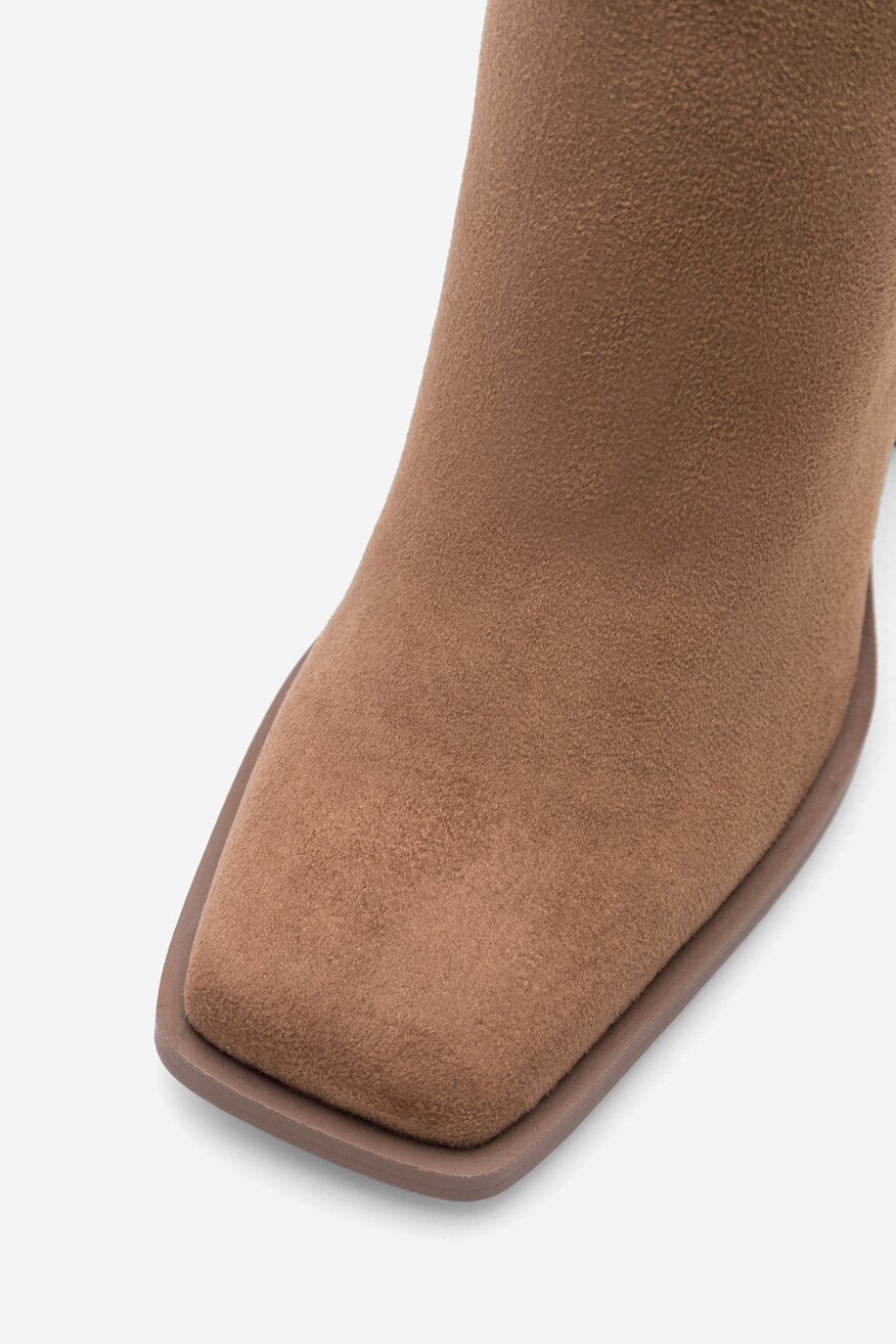 Botki NINE WEST KASIM ZR117-2 Brązowy