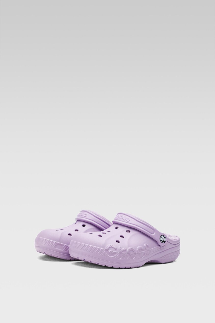 Klapki basenowe Crocs 9 BAYA LINED CLOG 205969-5Q5 Fioletowy