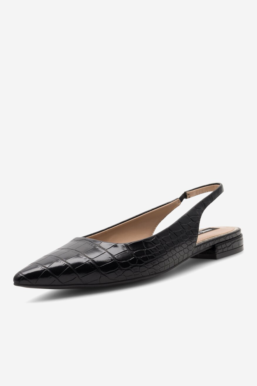 Baleriny NINE WEST AAFIA JF2187-1 Czarny