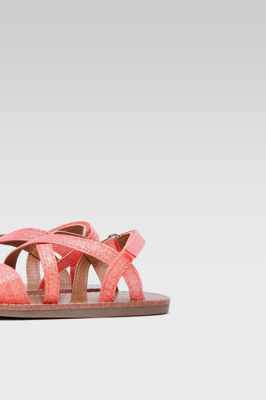 Sandały Nelli Blu CM210804-12 Pomarańczowy