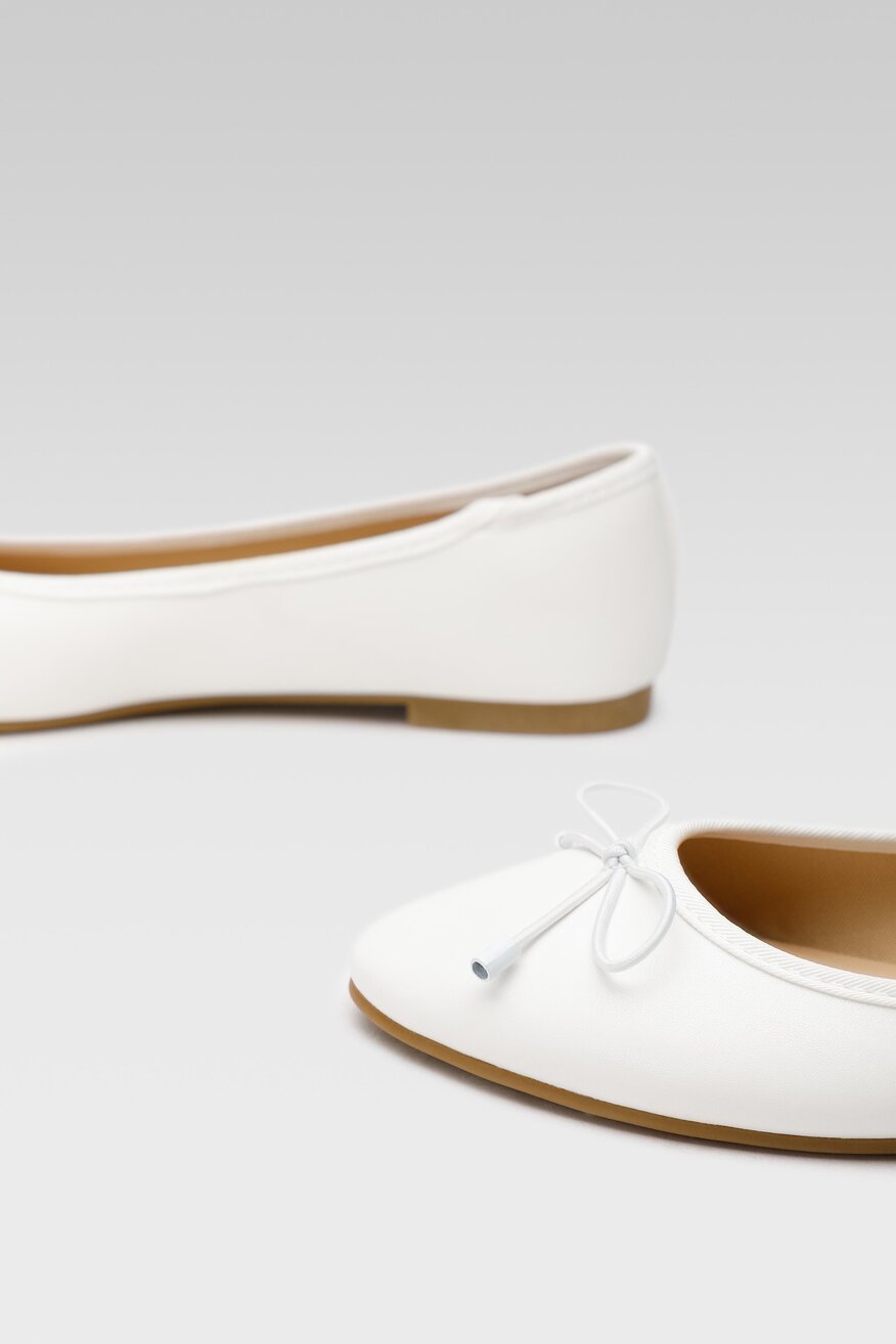 Baleriny Jenny Fairy LCS010822-01A Biały