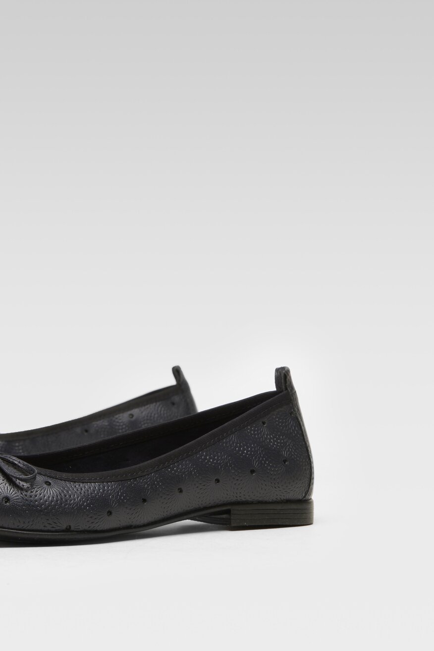 Baleriny Sarah Karen RST-ELENA-01 Granatowy