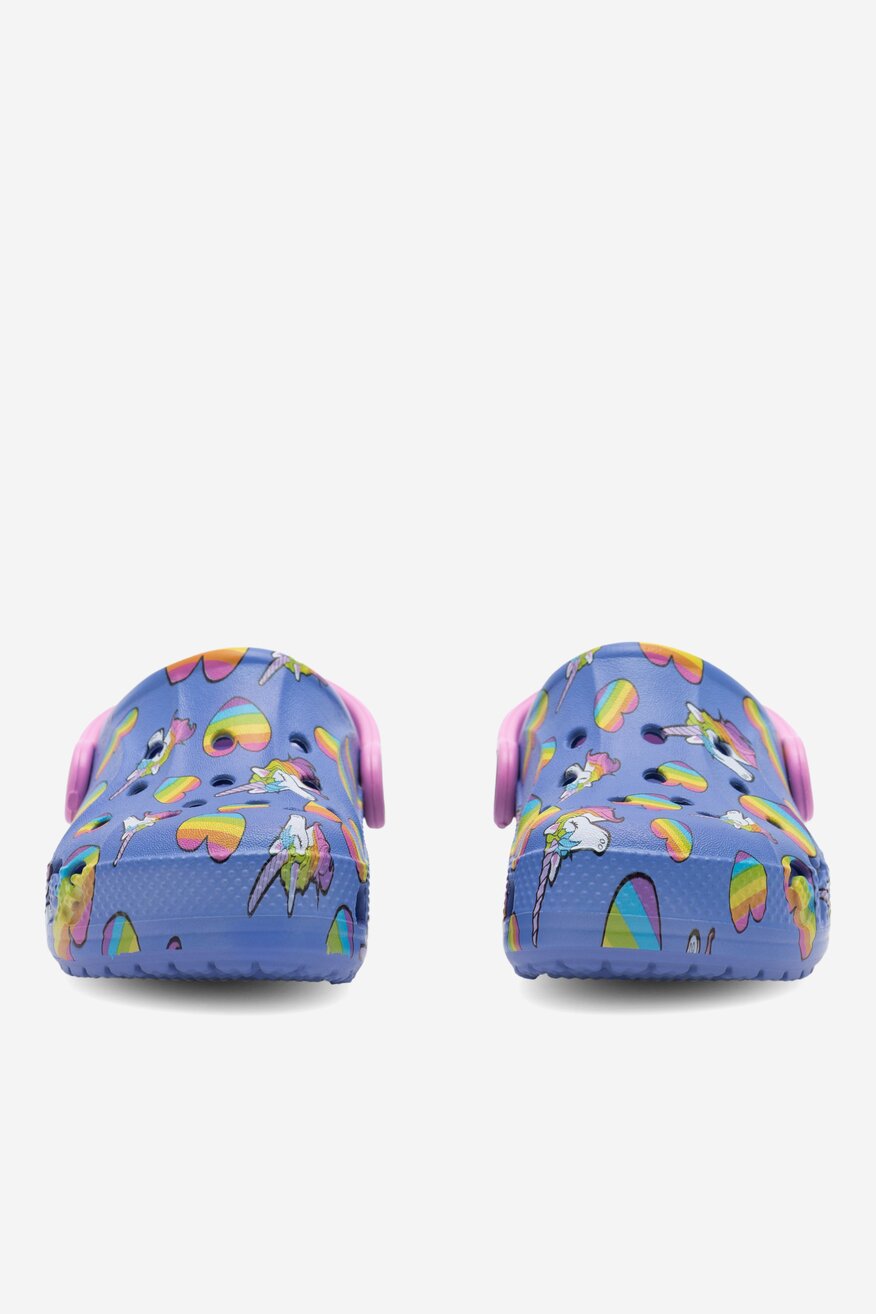 Klapki basenowe Crocs BAYA GRAPHIC CLOG T 206814-4RV Niebieski