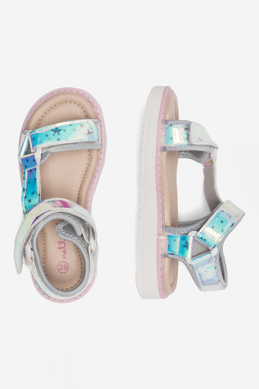 Sandały Nelli Blu AVO-LT403-007(IV)DZ Srebrny