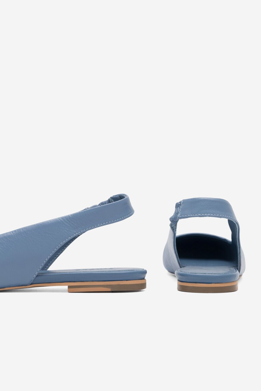 Sandały SIMPLE SARAGOSSA-23SS1419 Niebieski