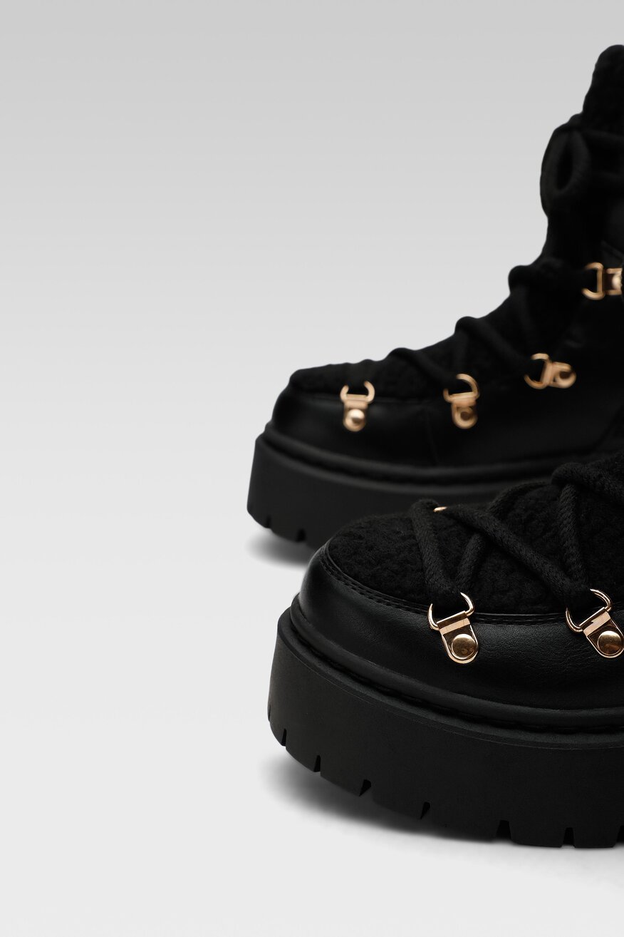 Botki DeeZee H040303-01 Czarny