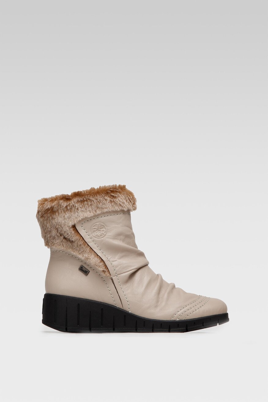 Botki Rieker Y1361-60 Beżowy