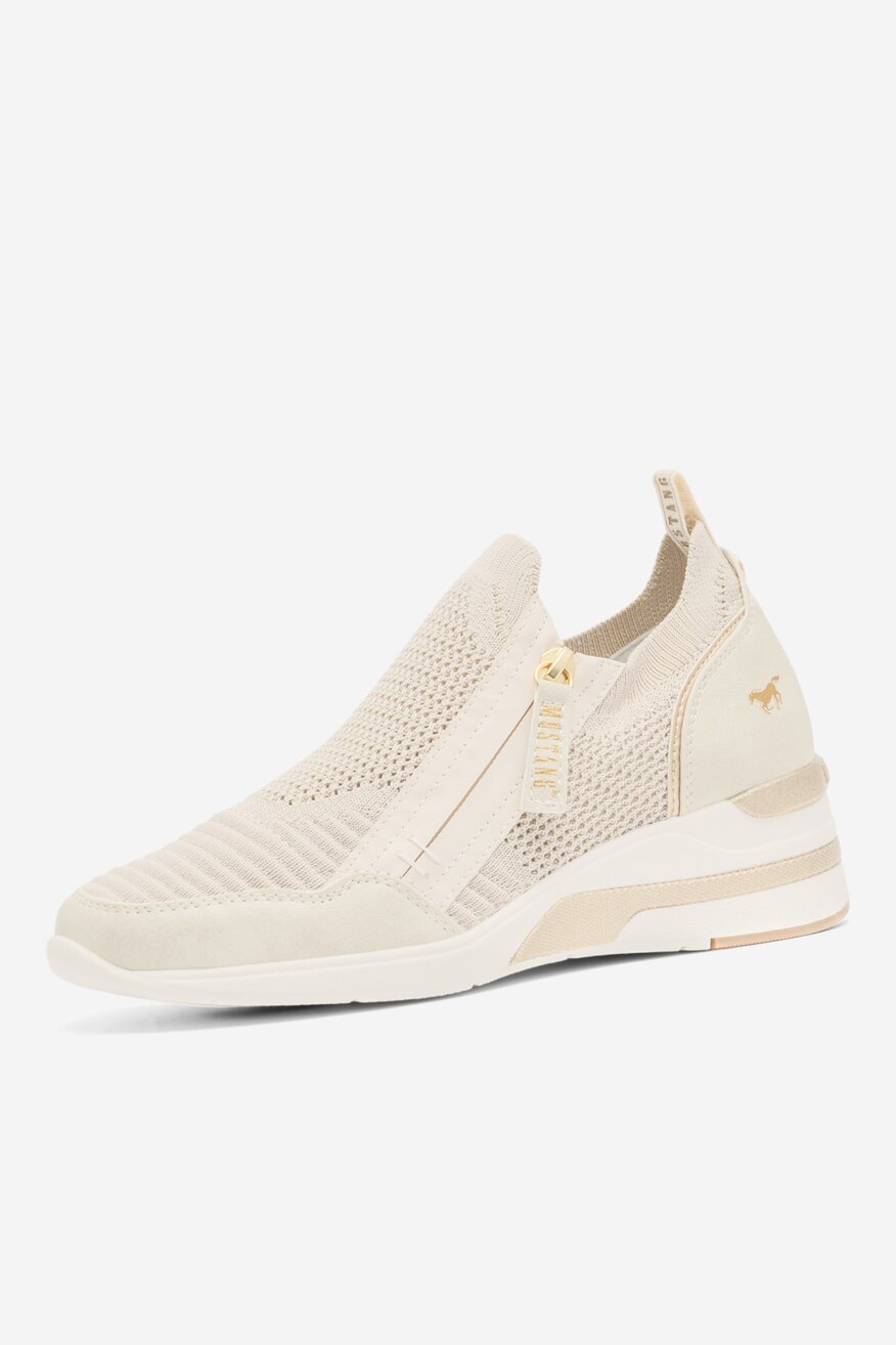 Półbuty Mustang 1378-401 Beżowy