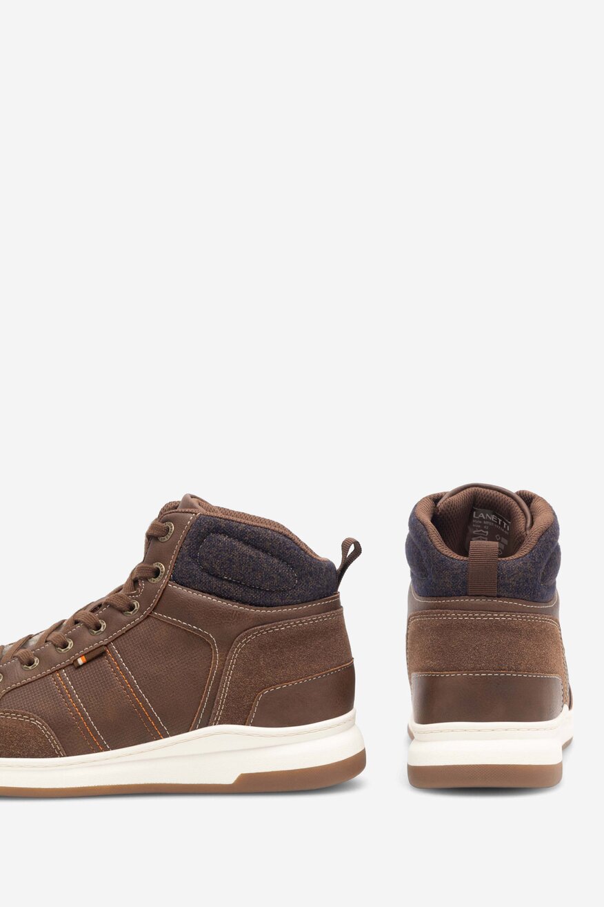 Trzewiki Lanetti MP07-11714-01 Brązowy