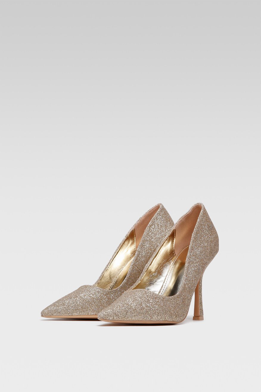 Czółenka DeeZee KL-F2108-4 Złoty