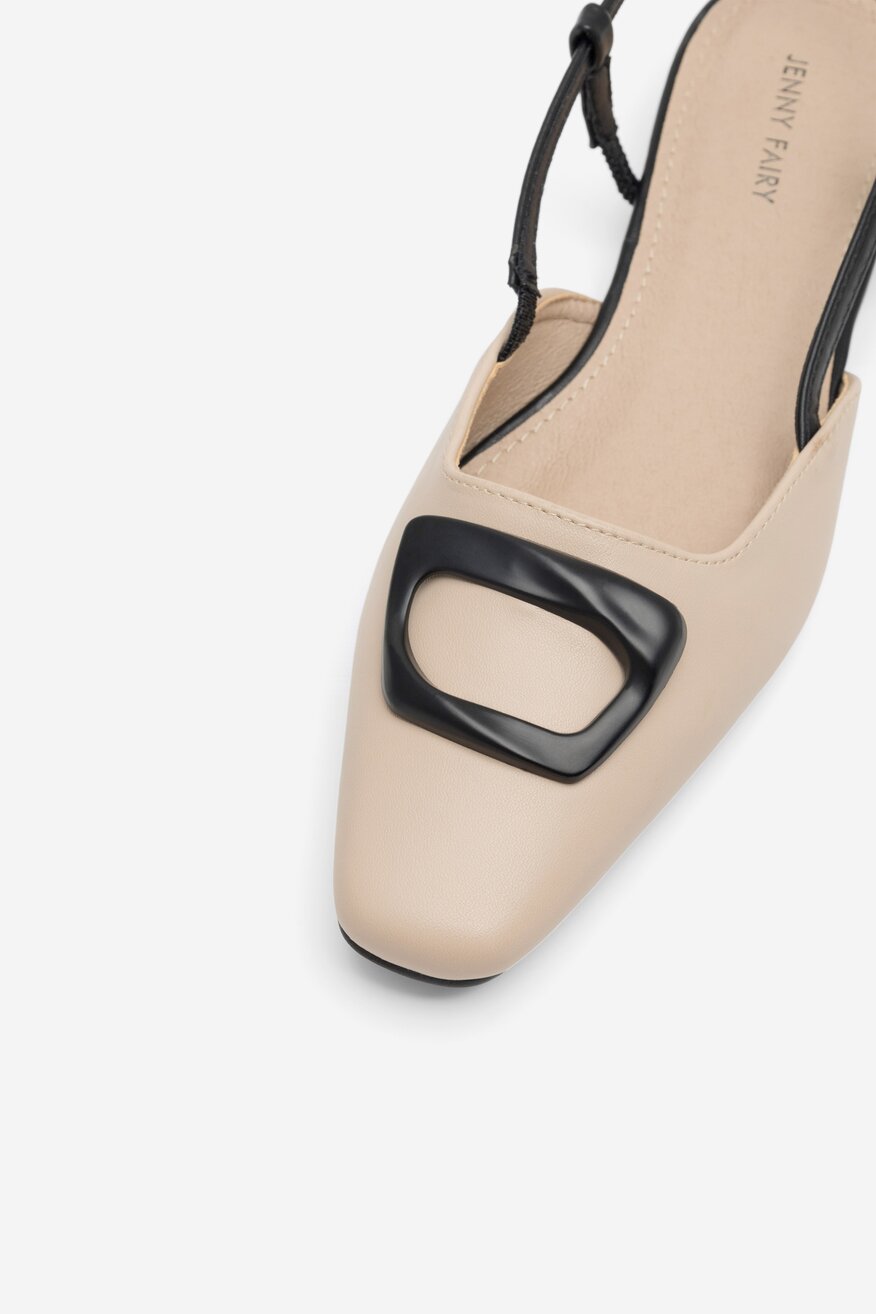 Baleriny Jenny Fairy AVANA CM22071-002 Beżowy