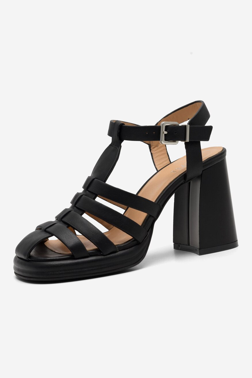 Sandały SIMPLE AZALIA-2023 Czarny