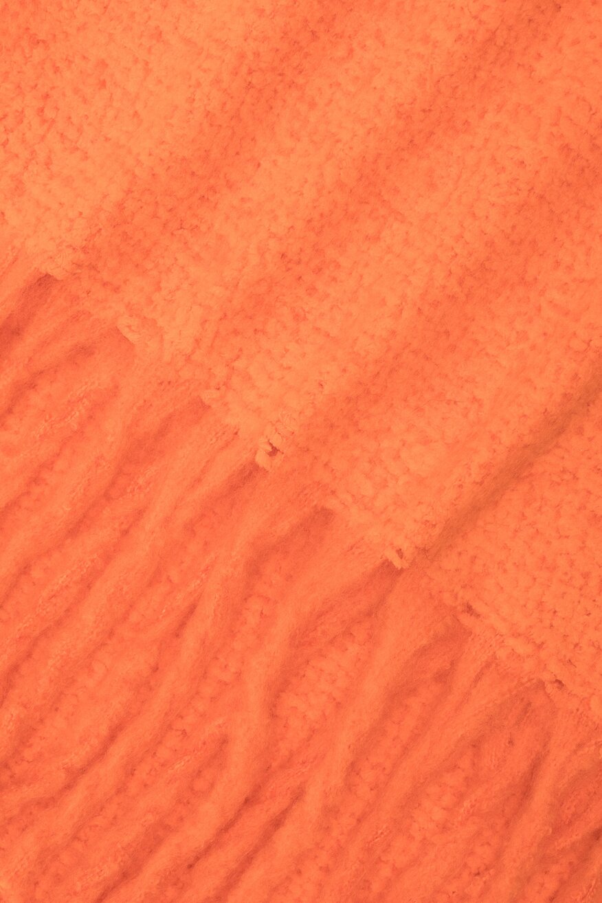 Szalik damski Jenny Fairy 4W4-011-AW23 Pomarańczowy