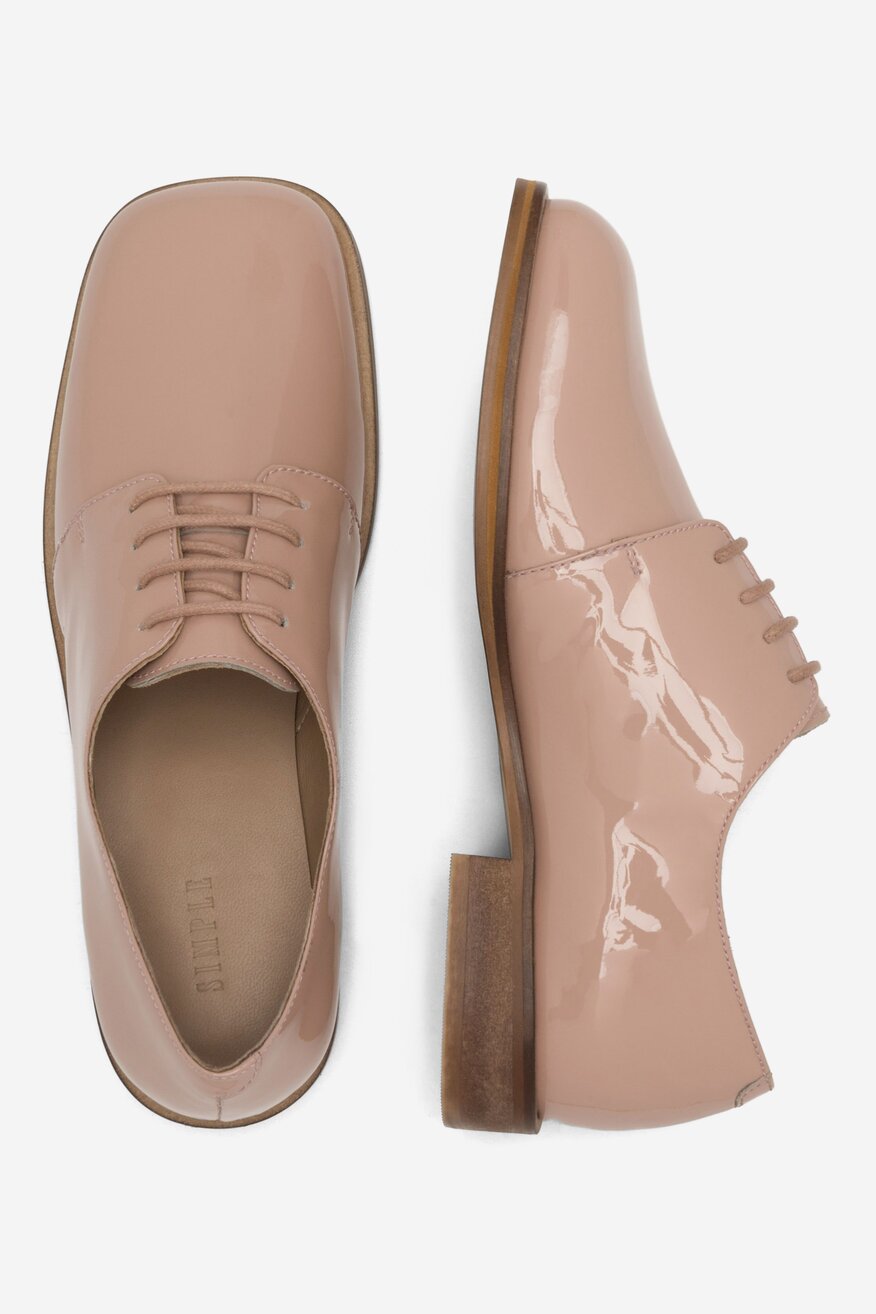 Półbuty SIMPLE VALENCIA-107725 Beżowy