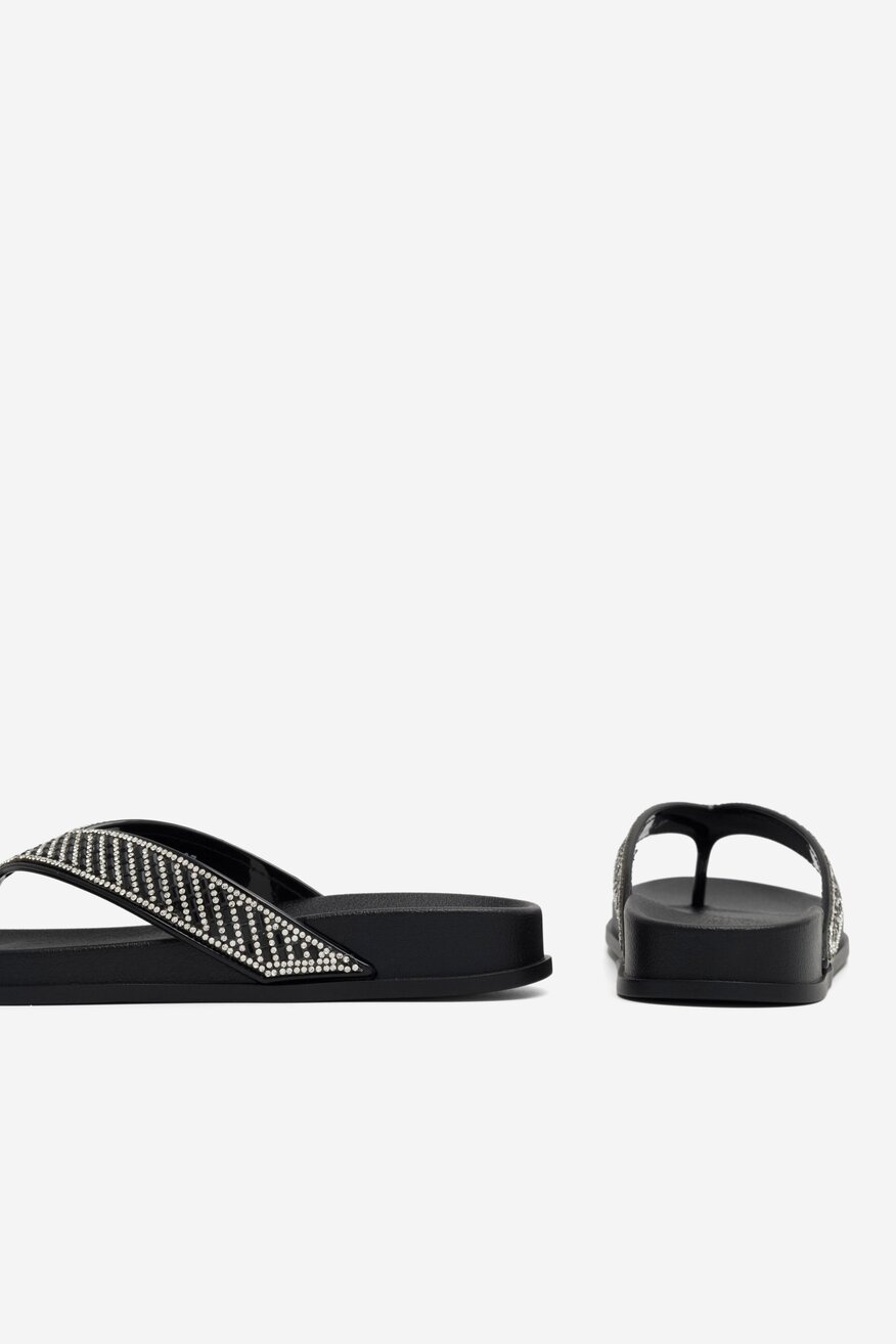 Klapki Bassano LC031685 Czarny