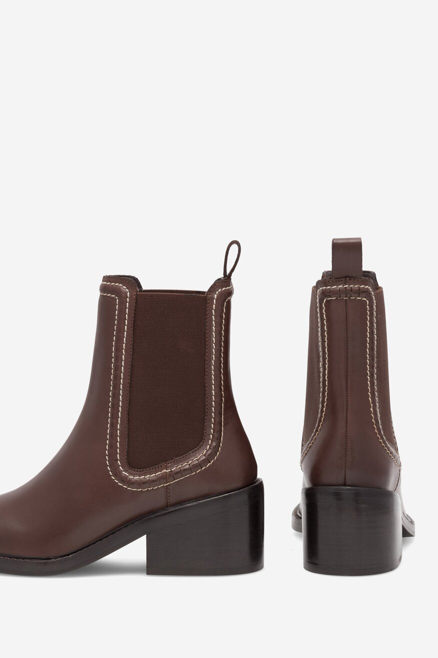 Botki Gino Rossi ALBA-110382 Brązowy