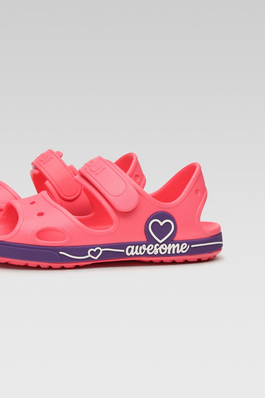 Sandały Coqui 8862-406-4243. Różowy ciemny