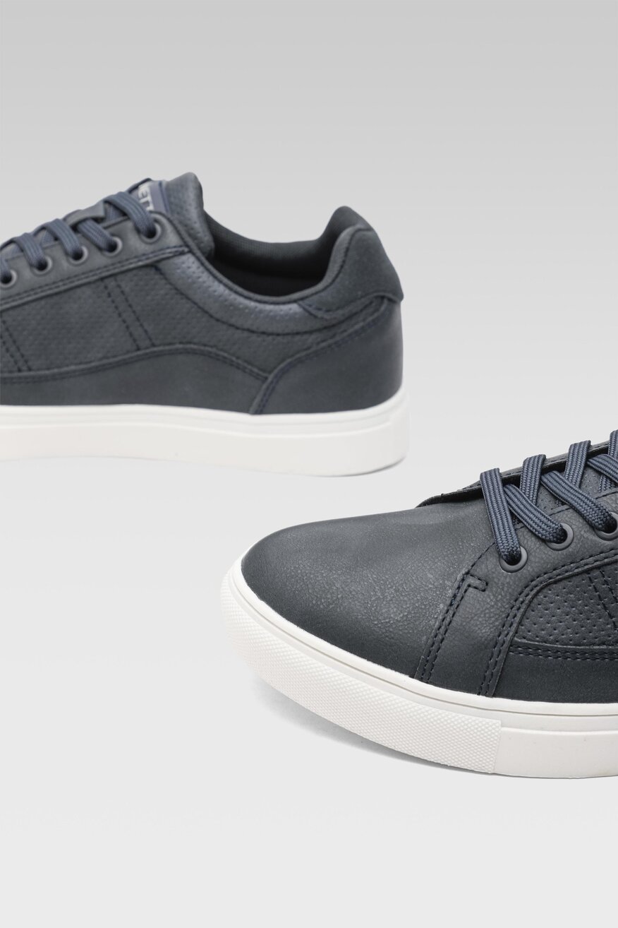 Półbuty Lanetti MP07-11690-01 Granatowy