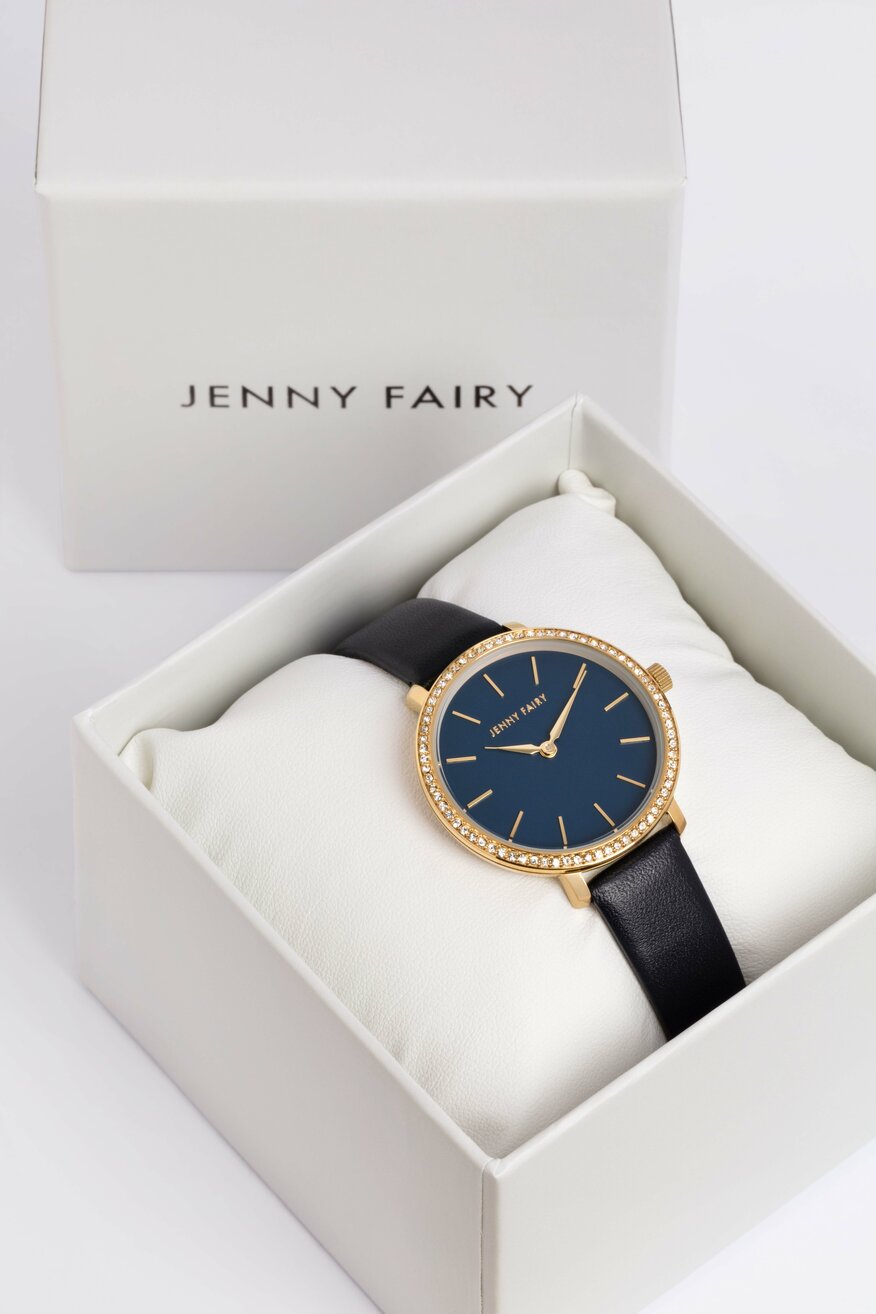Zegarek Jenny Fairy JF WOMEN WATCH 0101121210 Granatowy