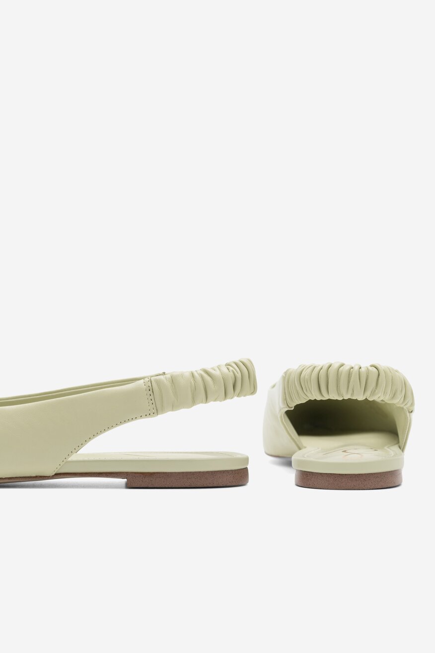 Baleriny SAM EDELMAN I0349L1300 Zielony jasny