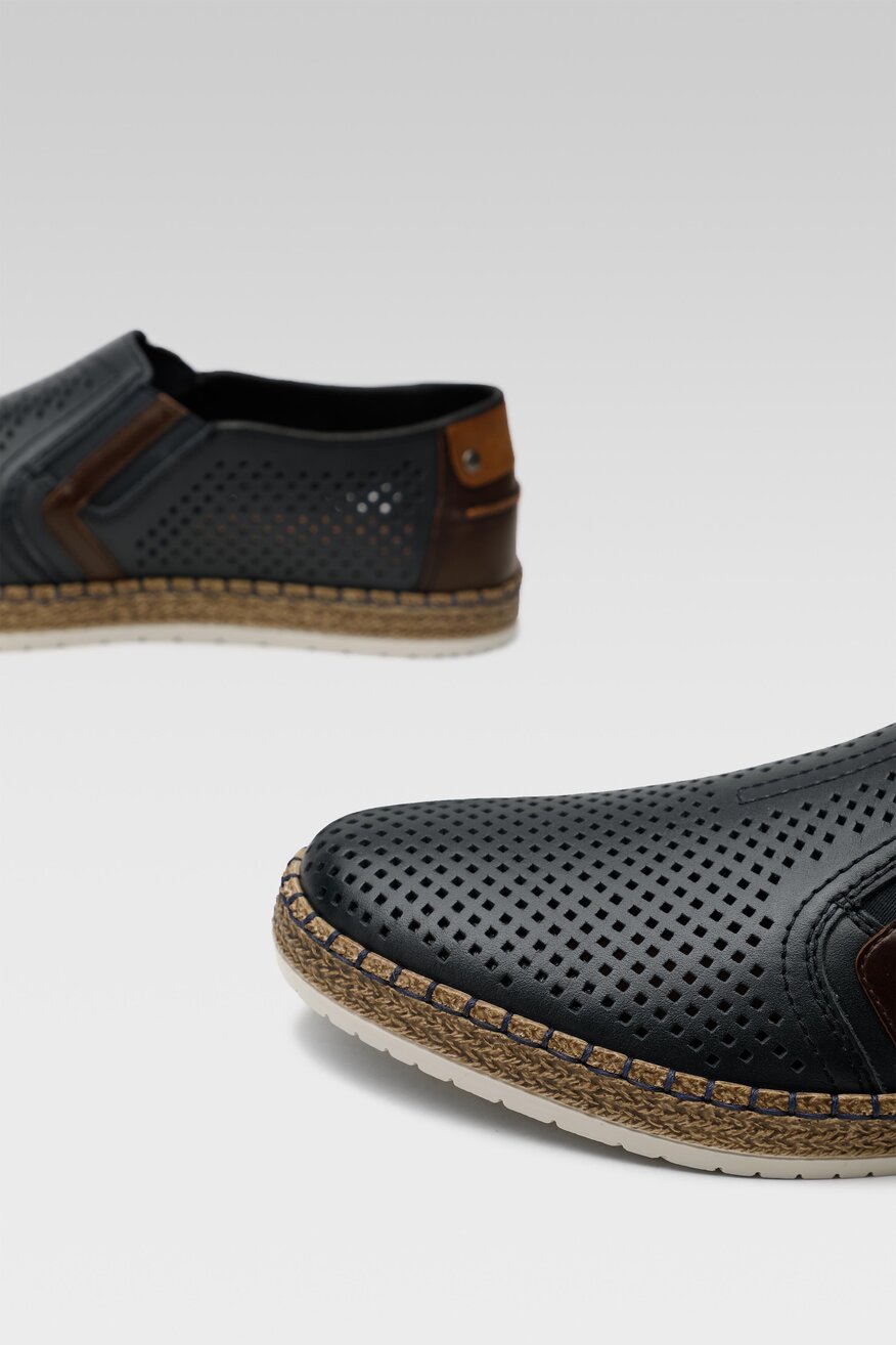 Półbuty Rieker B5297-14 Granatowy