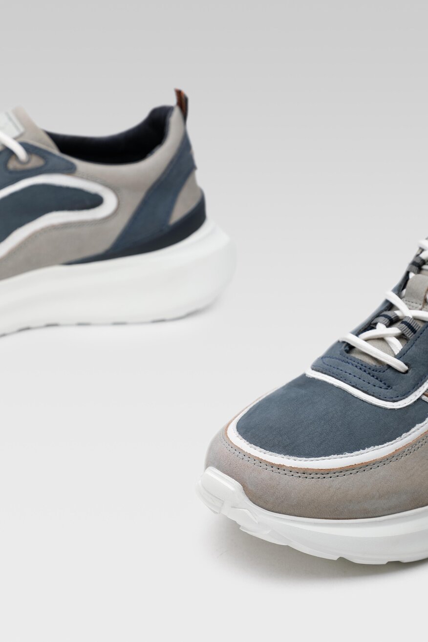 Półbuty Togoshi MI08-GREENE-01 Niebieski