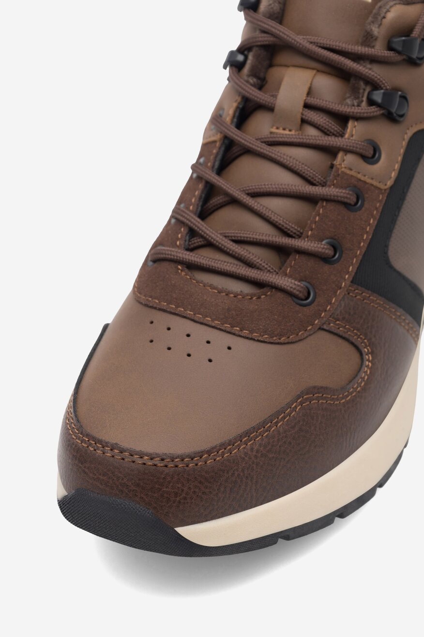 Trzewiki Lanetti MP07-01543-03 Brązowy