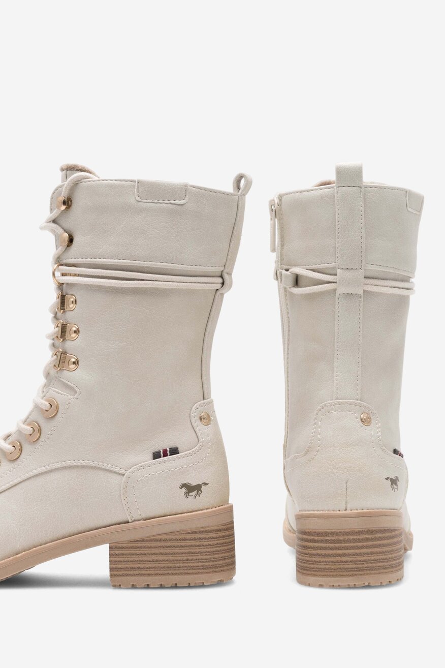 Trzewiki Mustang 1402-501 Biały