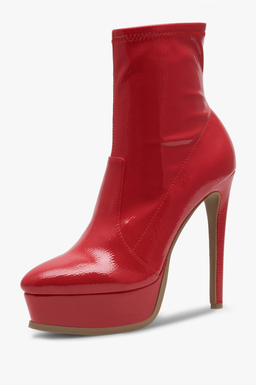 Botki NINE WEST SIDRA SJ1450-1 Czerwony