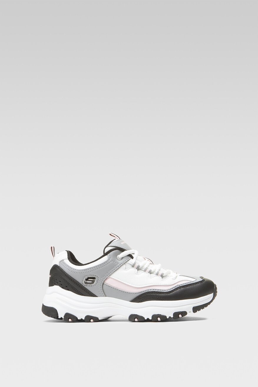 Obuwie sportowe Skechers D'LITE COUSIN 8750108 WBPK Biały