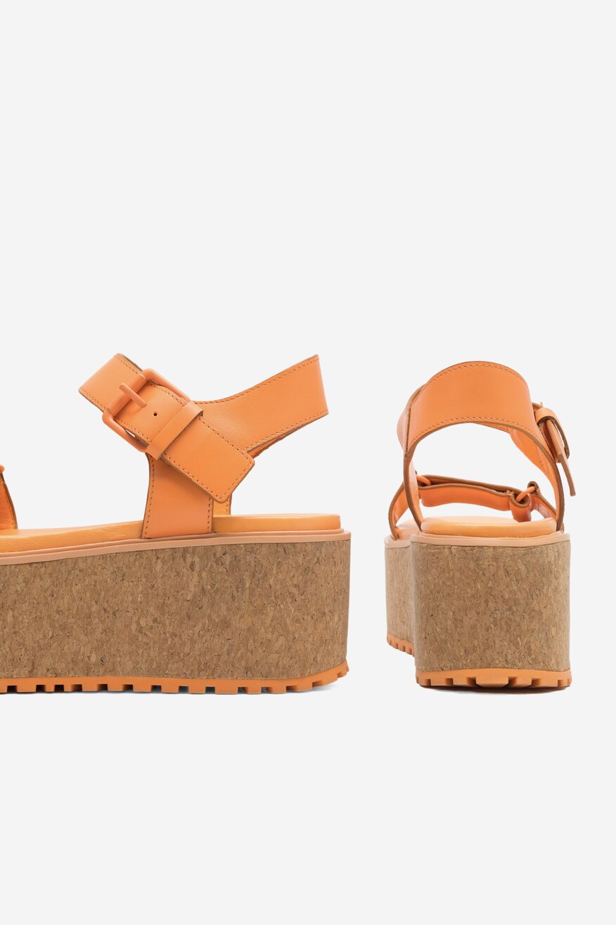 Sandały Lasocki WYL3440-1Z Pomarańczowy