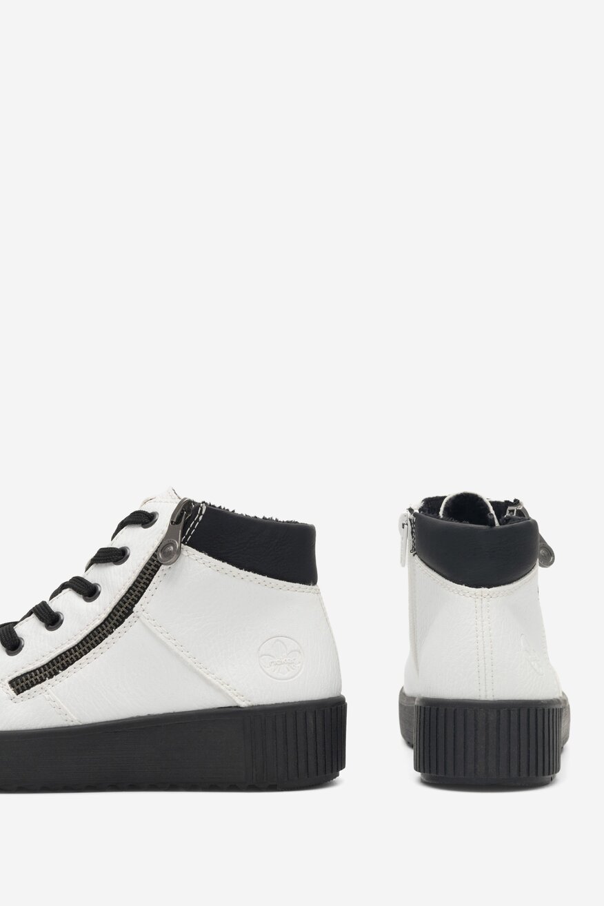 Trzewiki Rieker M6434-80 Biały