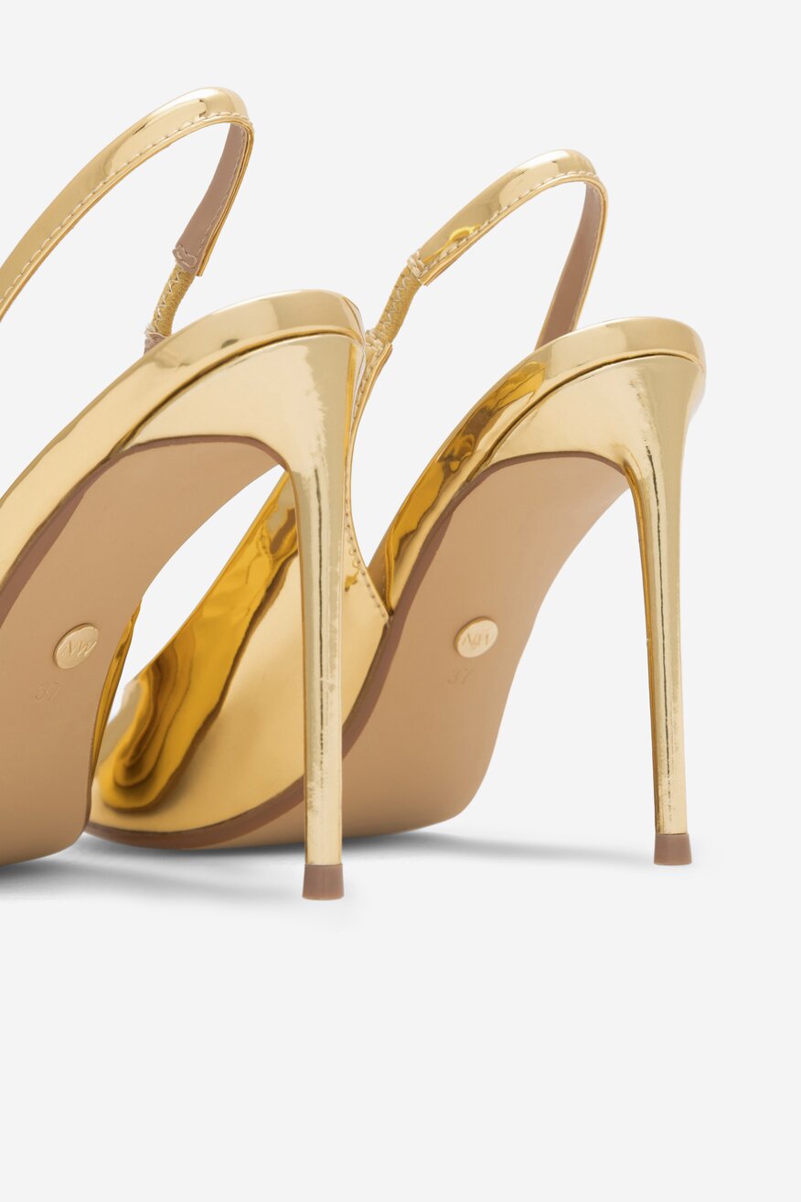 Czółenka NINE WEST AYANA ZL22045-1CC Złoty