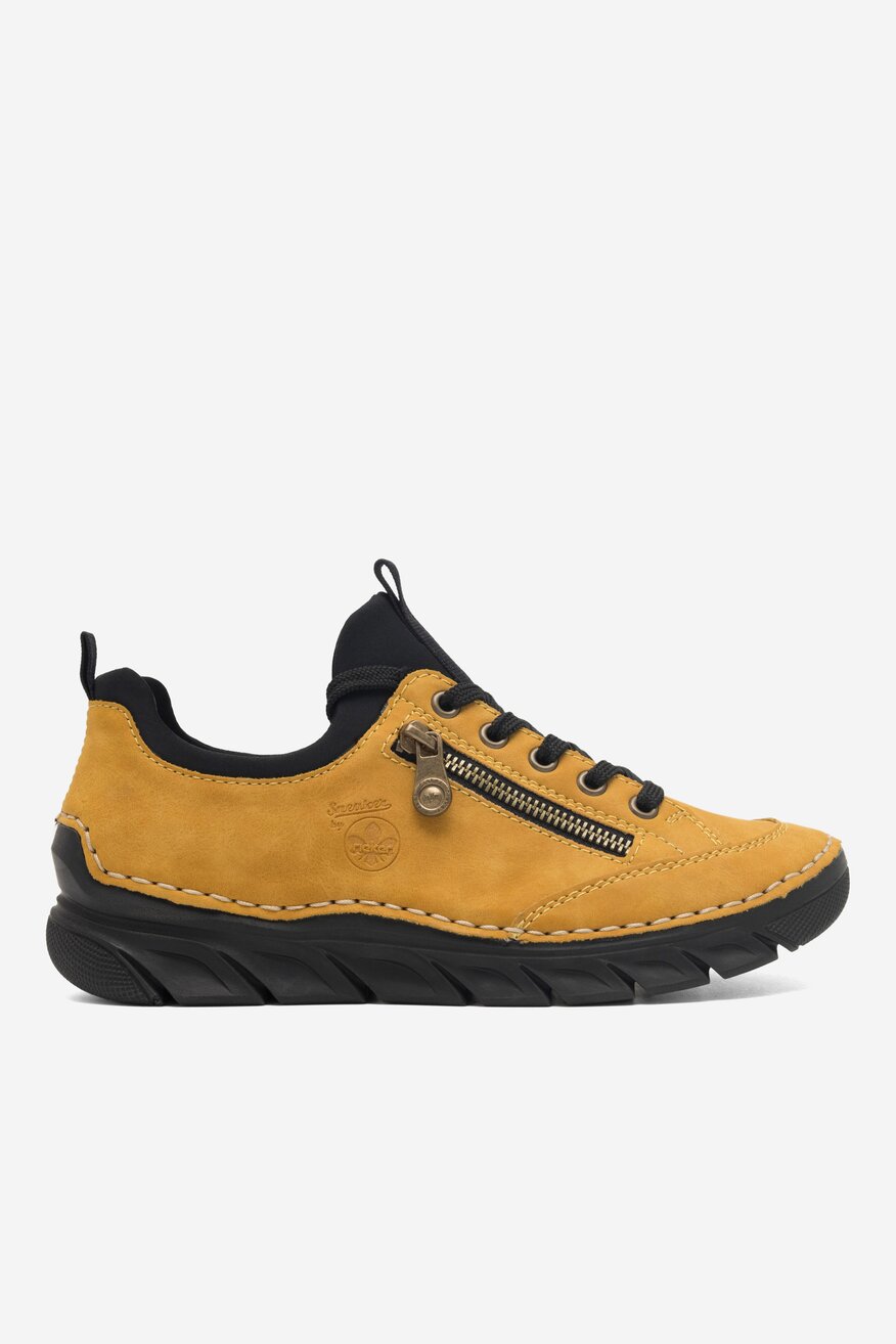 Półbuty Rieker 55073-68 Żółty