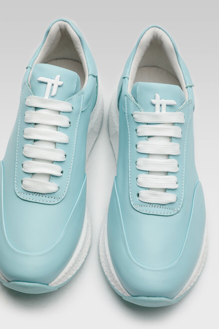 Półbuty Togoshi 37961 Turkusowy