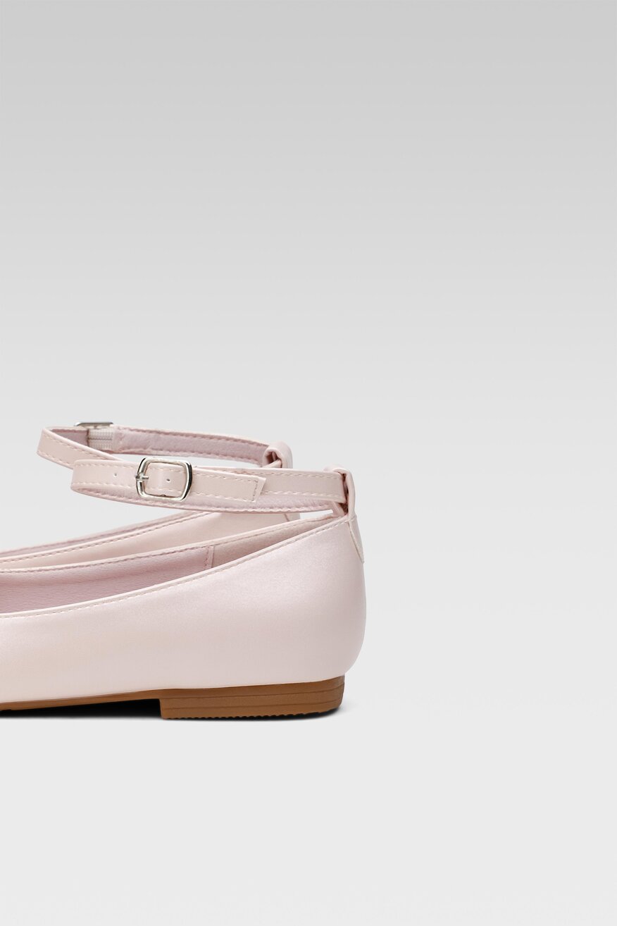 Baleriny Nelli Blu CM210410-4 Różowy jasny