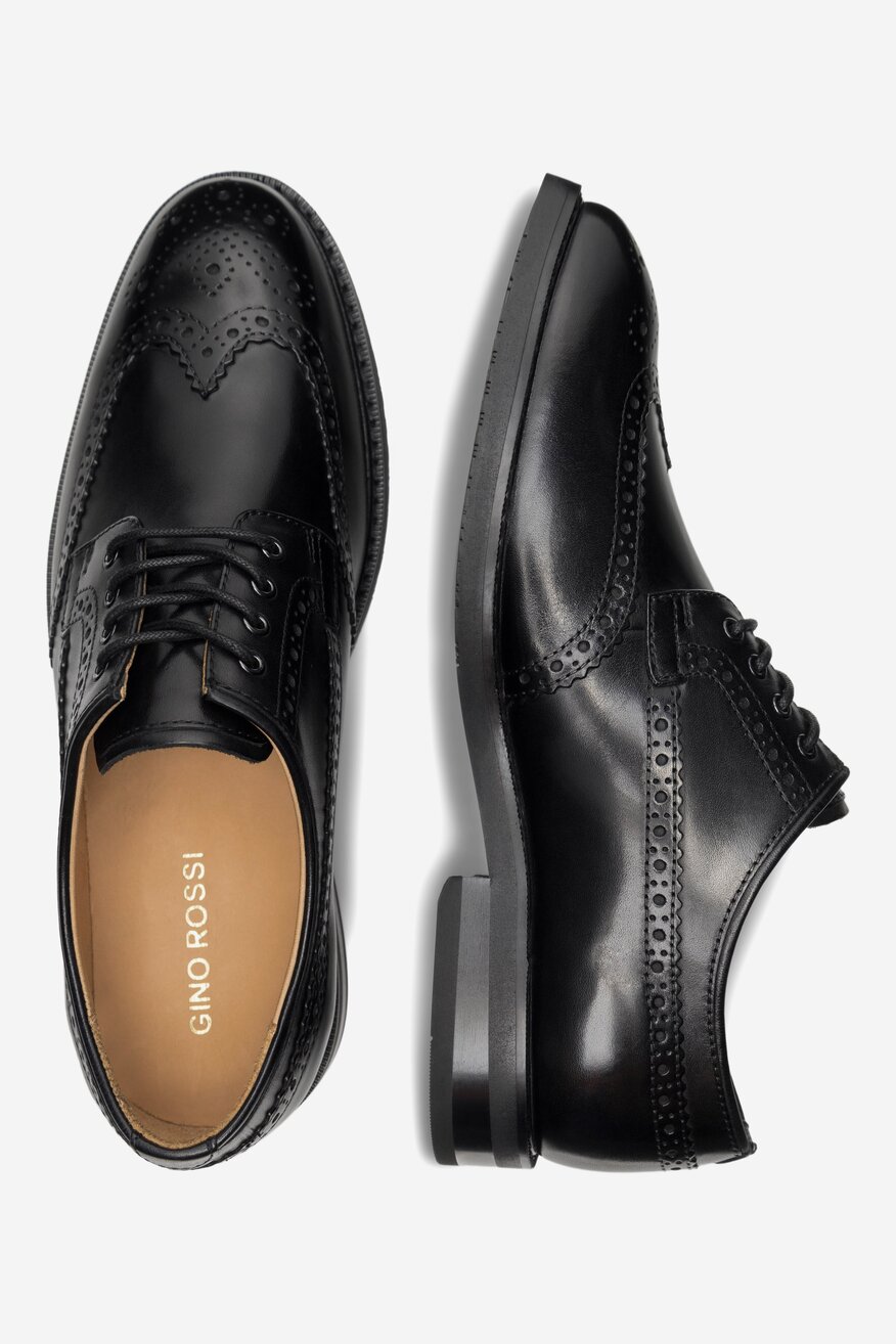 Półbuty Gino Rossi DANTE-02 123AM Czarny