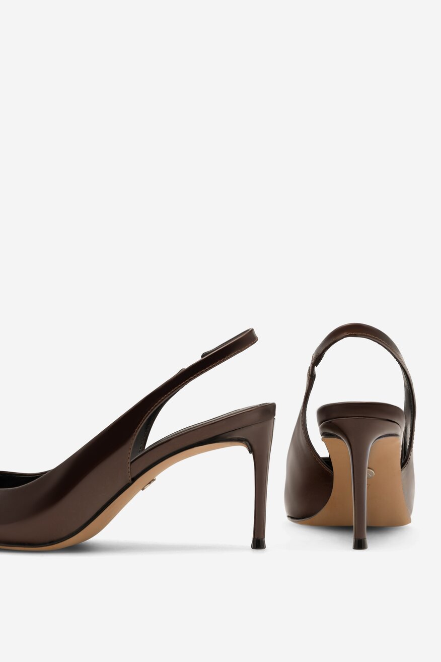 Czółenka NINE WEST ASLI SJ1489-1 Brązowy